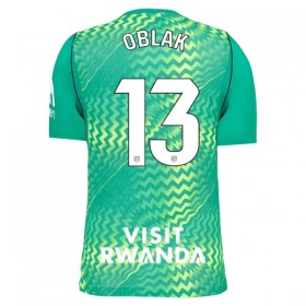 Atlético Madrid Oblak 13 Fodboldtrøjer Målmand Grøn 2026-27 Kort ærmer