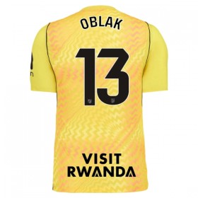 Atlético Madrid Oblak 13 Fodboldtrøjer Målmand Gul 2026-27 Kort ærmer