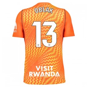 Atlético Madrid Oblak 13 Fodboldtrøjer Målmand Orange 2026-27 Kort ærmer