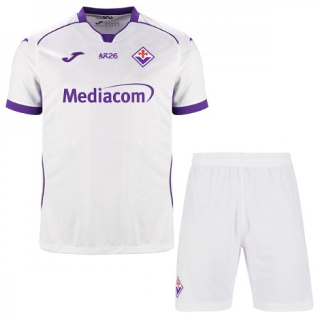 AC Fiorentina Fodboldtrøjer Børn Udebane 2026-27 Kort ærmer