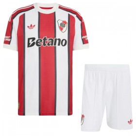River Plate Fodboldtrøjer Børn Udebane 2026-27 Kort ærmer