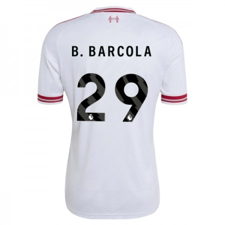 Liverpool B. Barcola 29 Fodboldtrøjer Udebane 2026-27 Kort ærmer