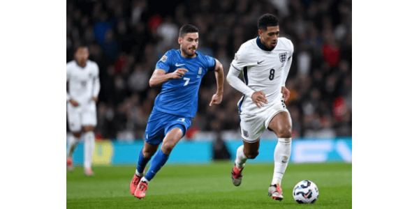 England tabte til Grækenland for første gang i historien