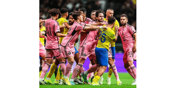Ronaldo er fraværende, Messi er på bænken, og Inter Miami lider et 0-6-nederlag