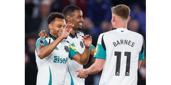 Newcastle vandt tre kampe i træk og overgik Manchester City med 56 point