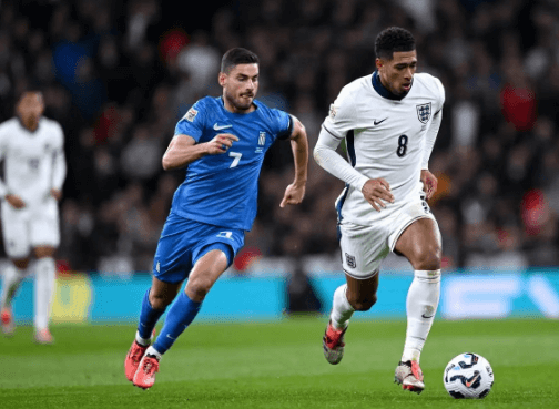 England tabte til Grækenland for første gang i historien