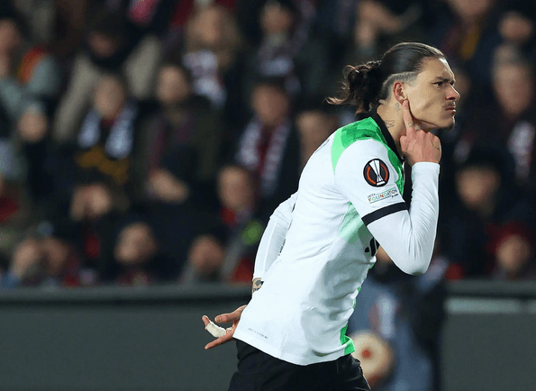 Nunez scorer to gange for at føre Liverpool til 5-1-sejr over Sparta Prag